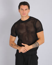 Msm Studio Perforated Thread T-Shirt