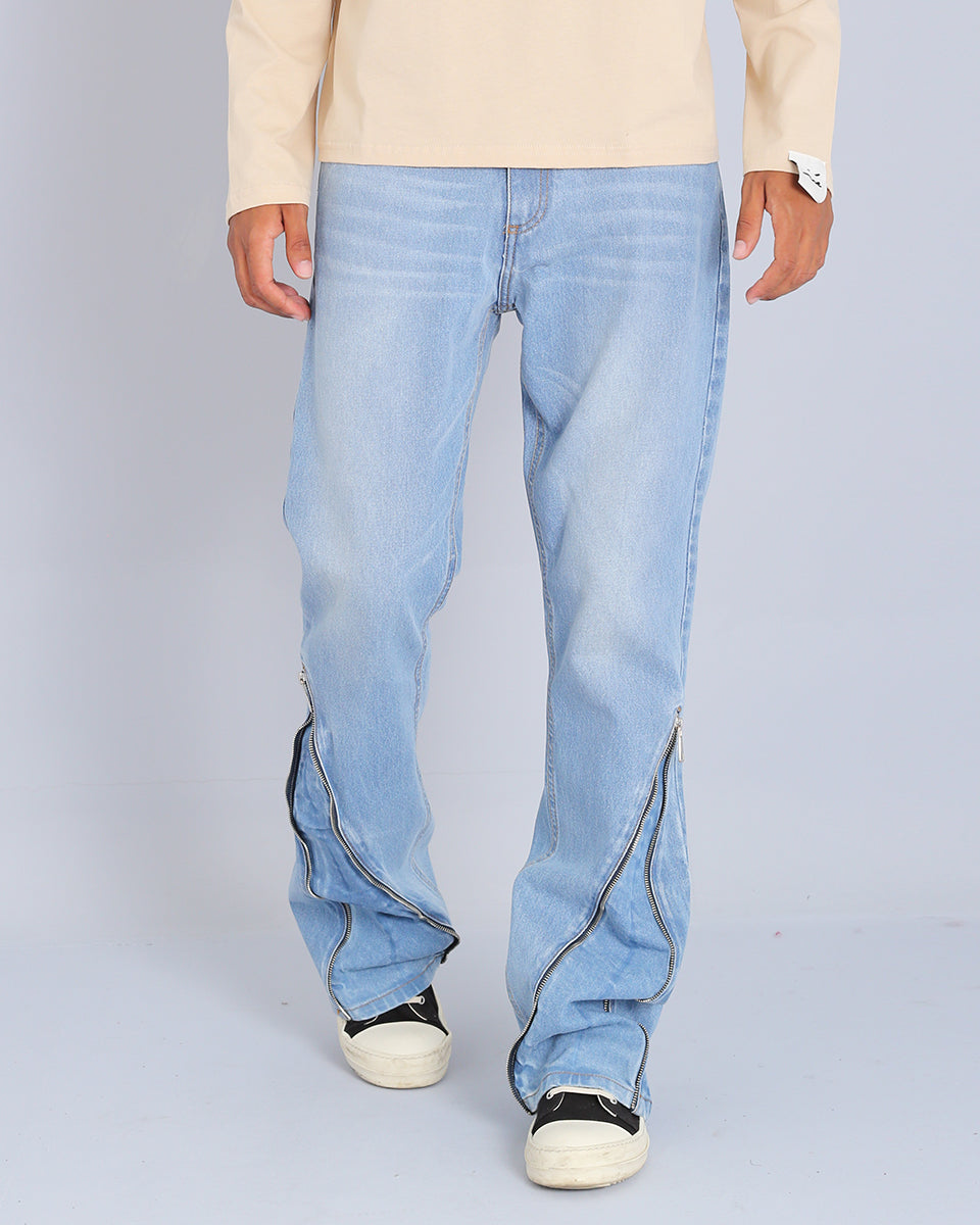 Msm Studio Denim Regular fit Washed with tears 