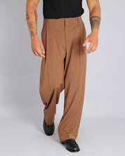 Pantalone Relaxed Fit Vita Alta