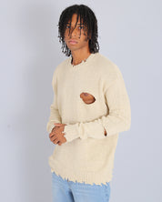 Half-neck sweater in yarn