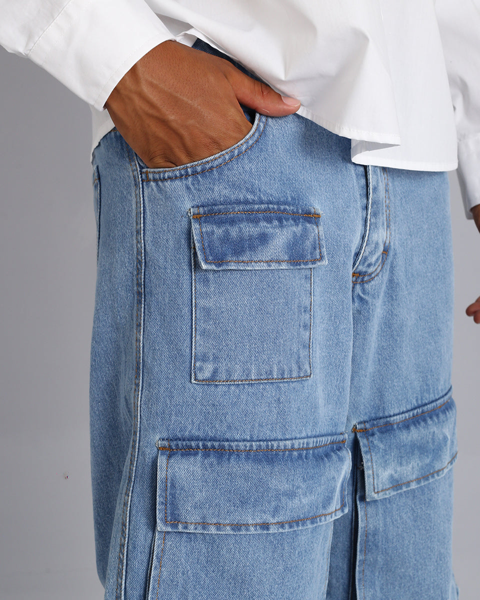 Msm Studio Denim Multipocket 