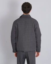 Jacket with flamed structure