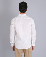 Msm Studio Linen Shirt Korean Collar 