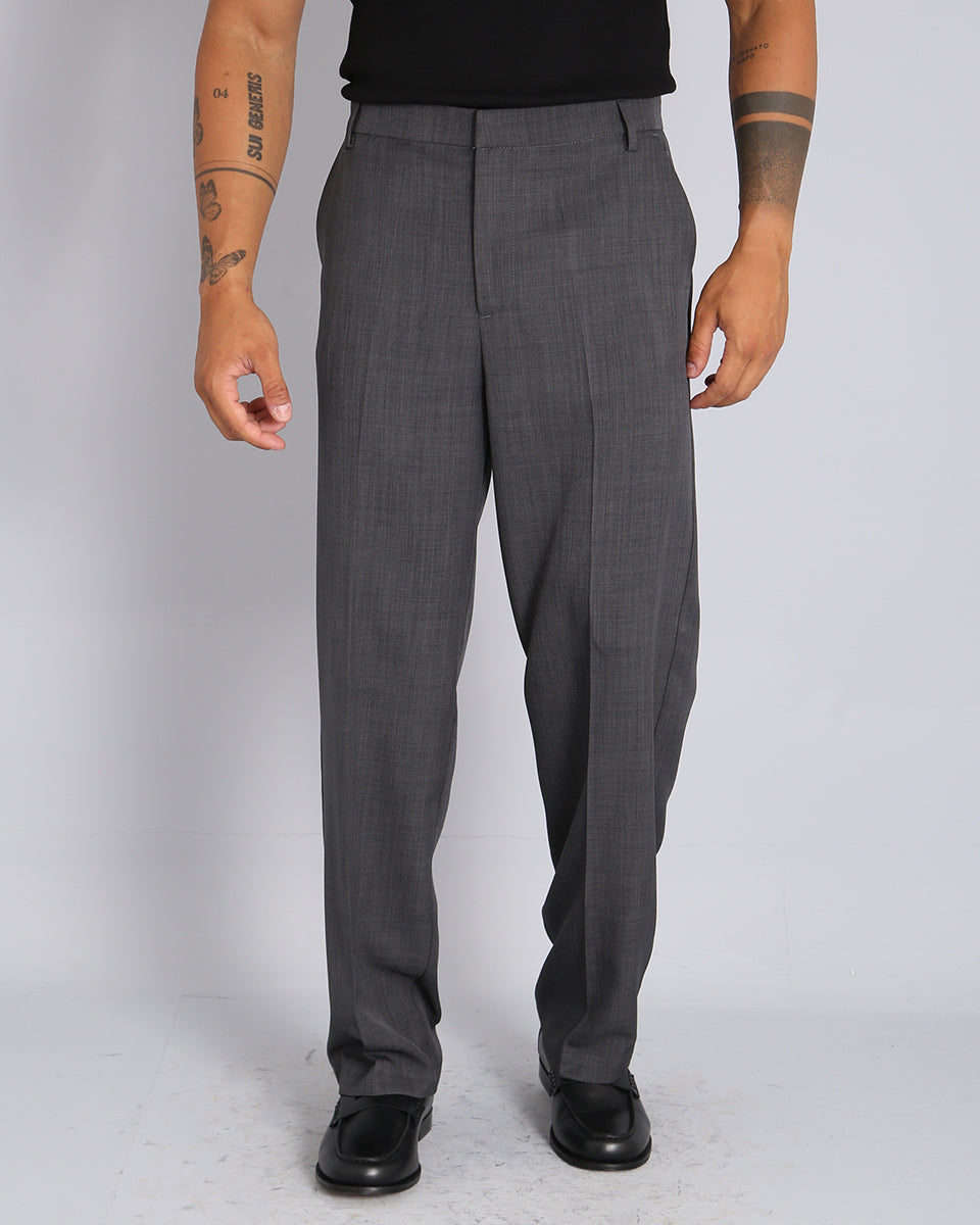 Pantalone Wide Fit senza pence Fiammato