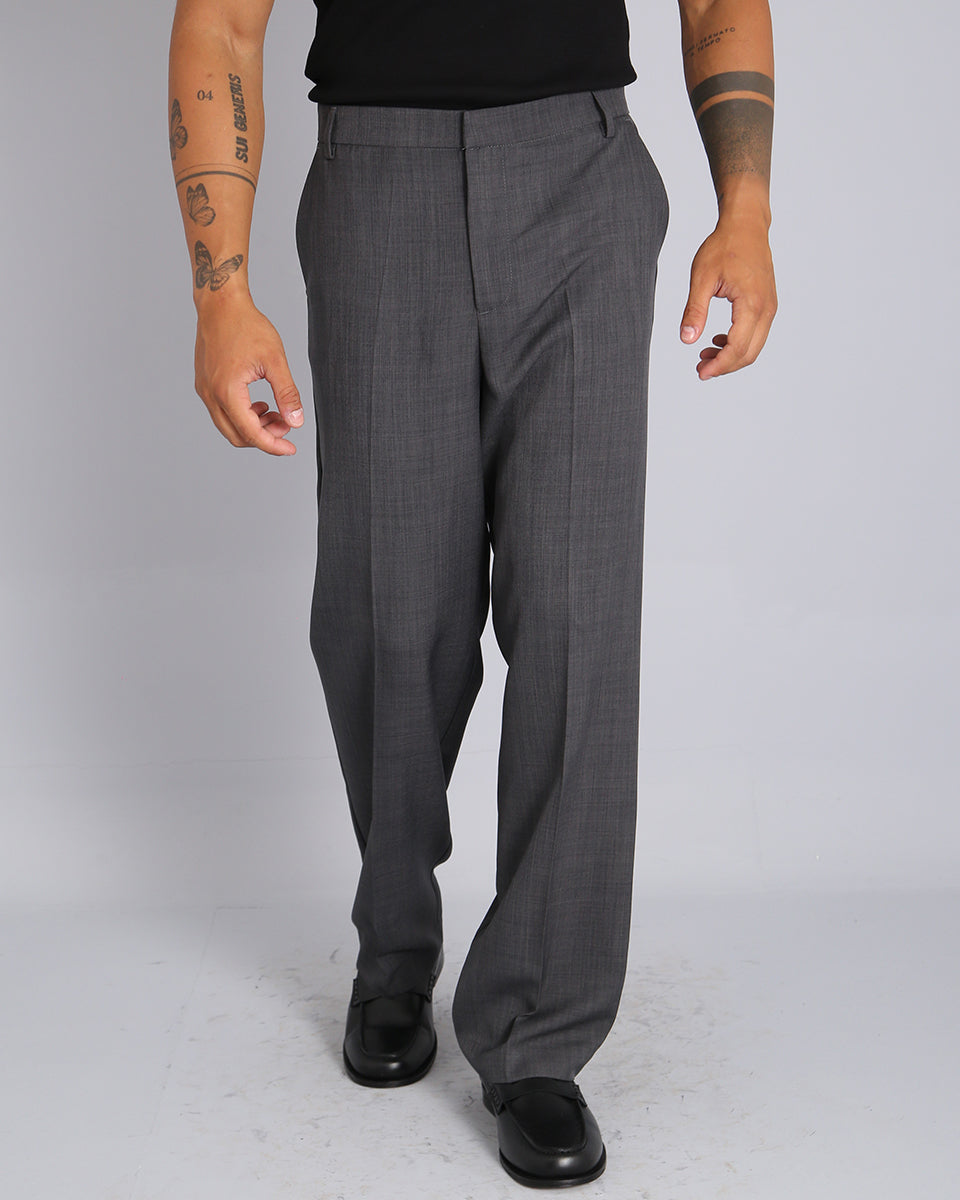 Pantalone Wide Fit senza pence Fiammato