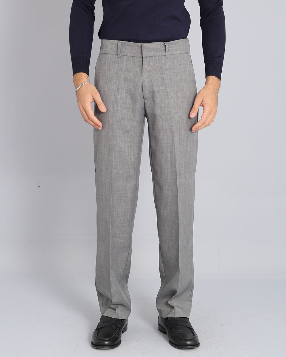 Pantalone Wide Fit senza pence Fiammato