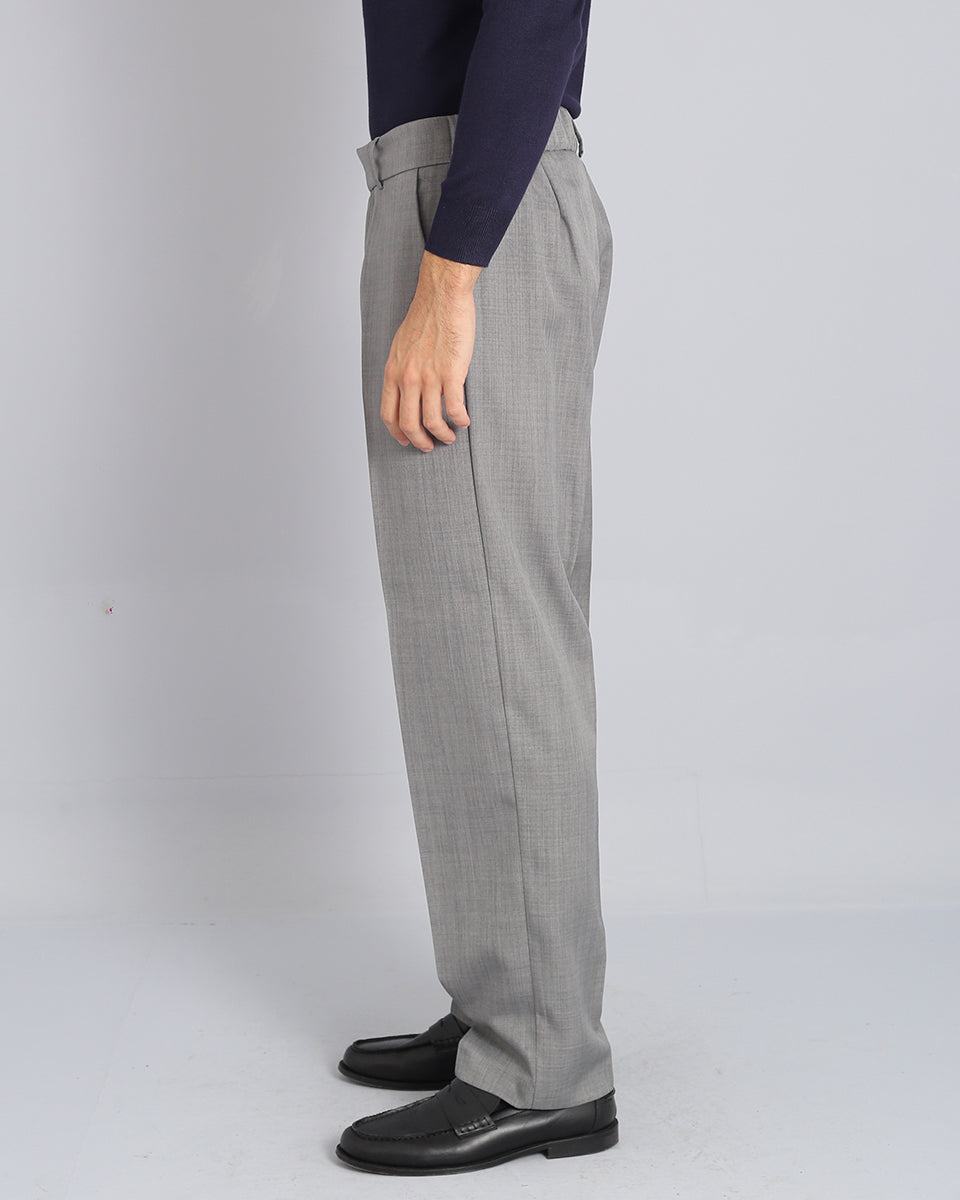 Pantalone Wide Fit senza pence Fiammato