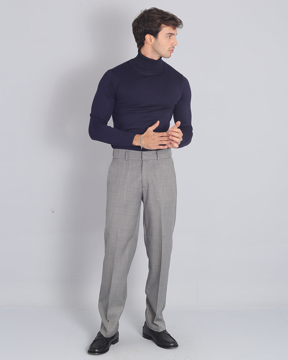 Pantalone Wide Fit senza pence Fiammato