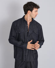 Msm Studio Light Denim Chambray Shirt 