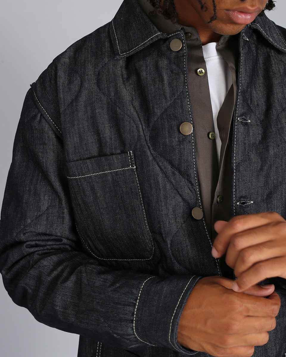 Giacca Work con struttura trapuntata in denim