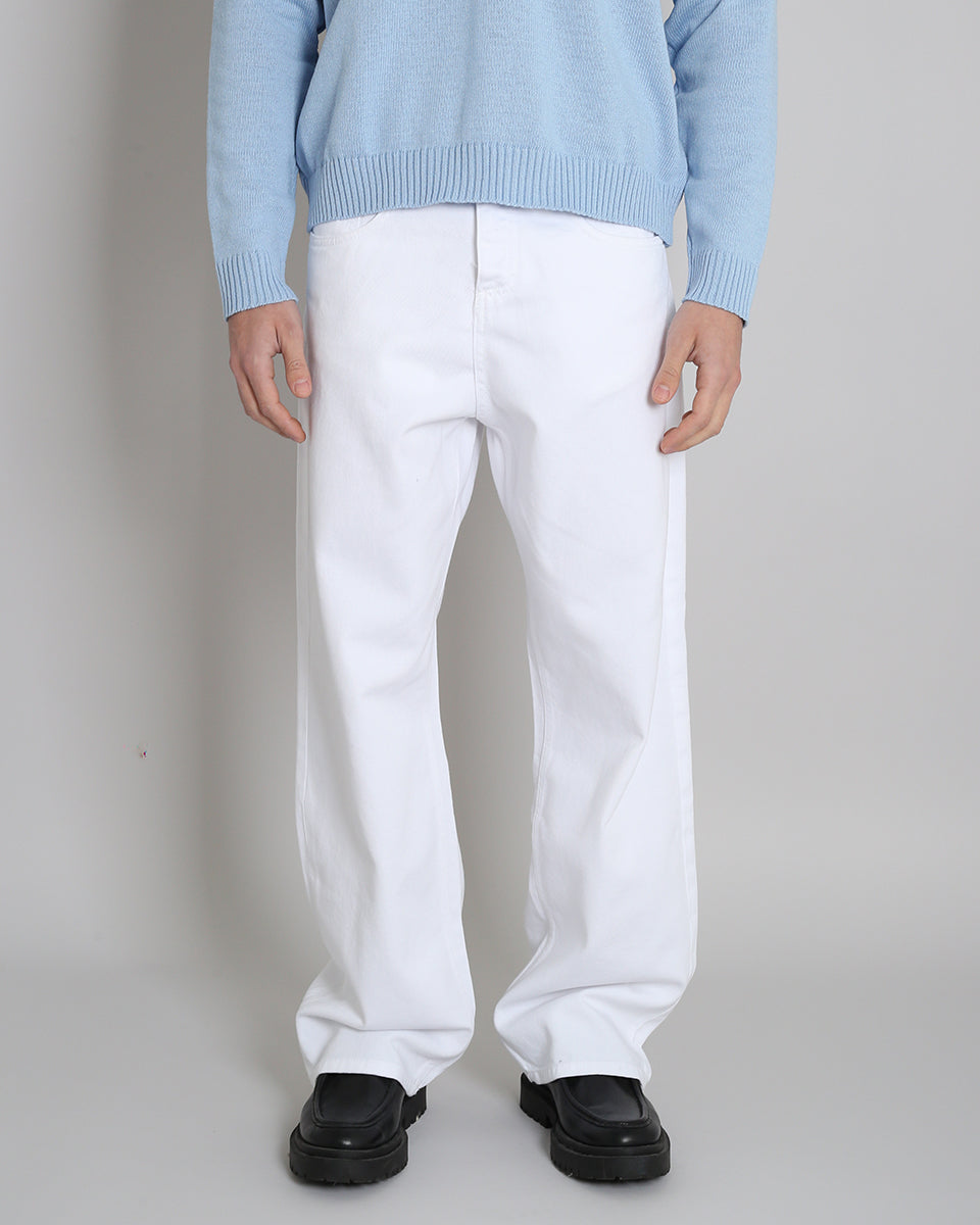 Denim Baggy fit Bianco