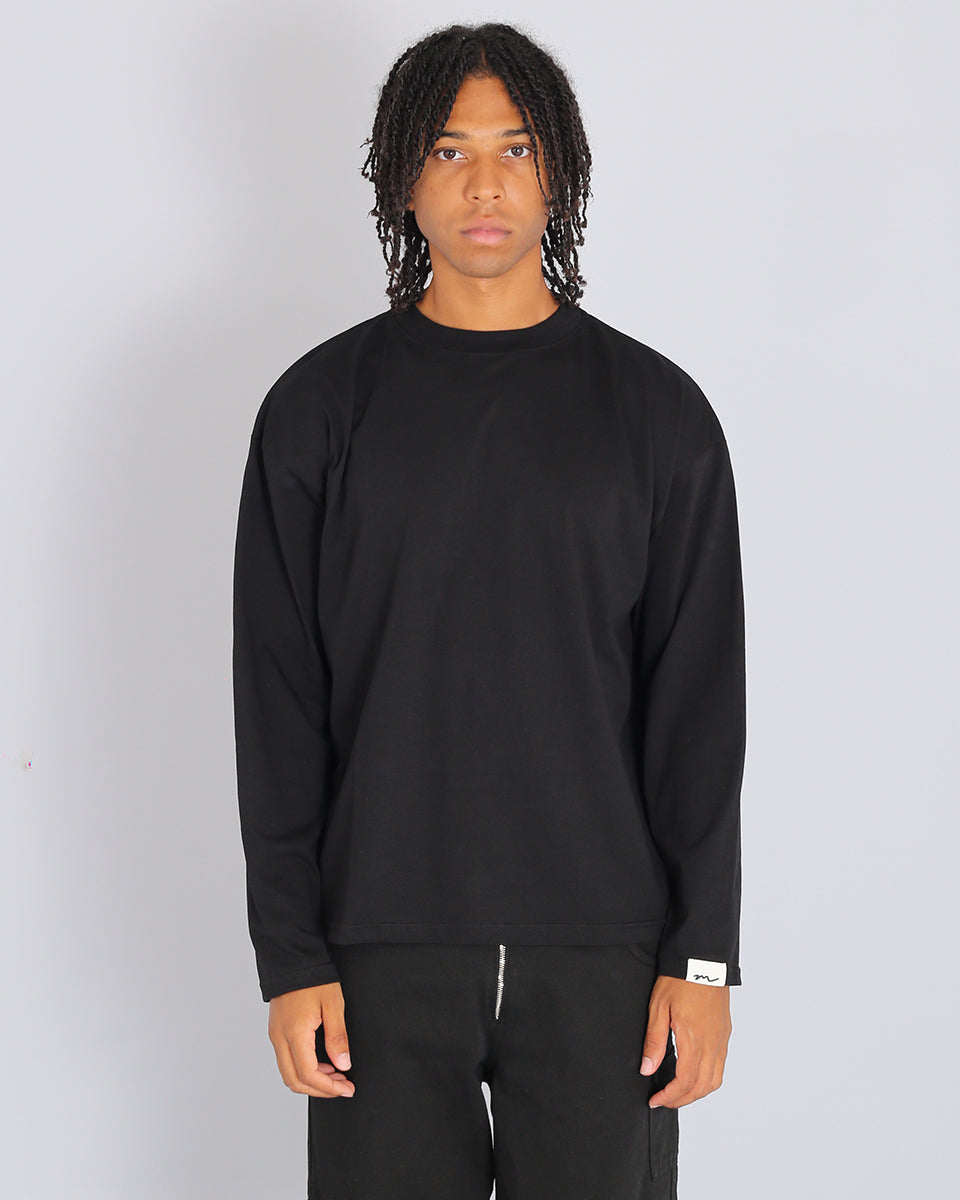 Basic Cropped Long Sleeve T-shirt