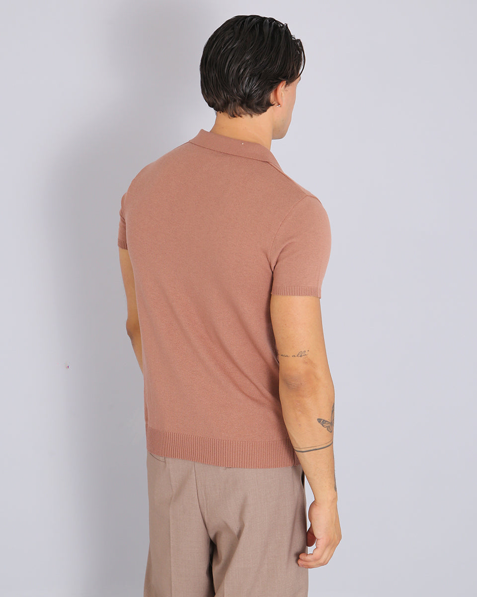 Msm Studio Polo in garment dyed yarn