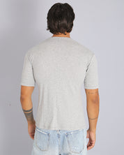 Msm Studio T-shirt Serafino in ribbed half sleeve