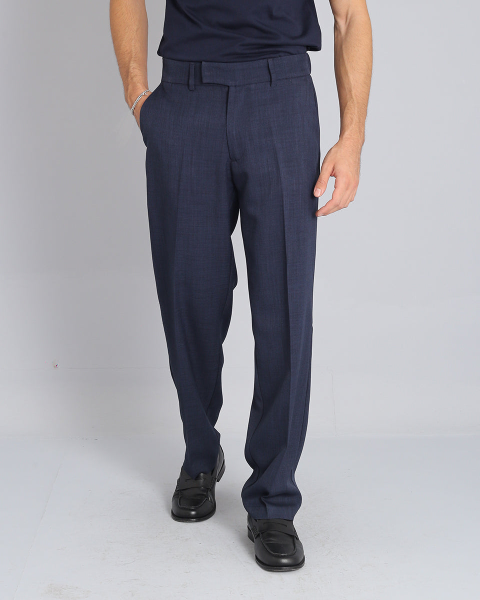 Pantalone Wide Fit senza pence Fiammato