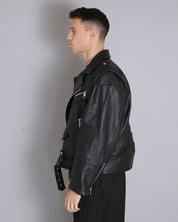 Msm Studio Oversize Leather Jacket