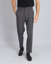 Pantalone Sartoriale Strutturato Fiammato