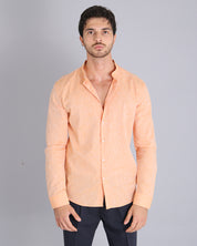 Msm Studio Linen Shirt Korean Collar 