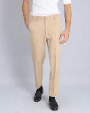 Pantalone Sartoriale Strutturato Fiammato