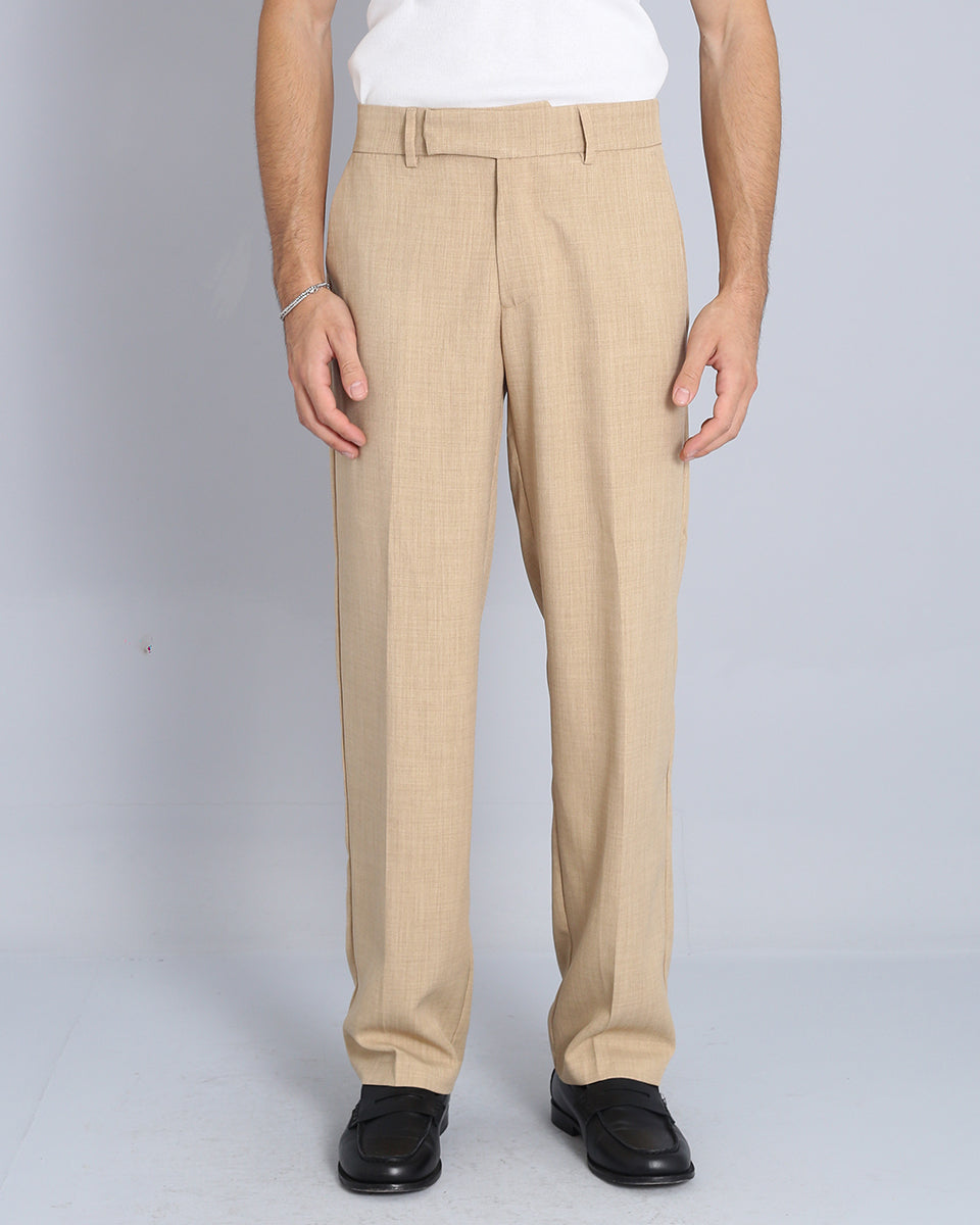 Pantalone Wide Fit senza pence Fiammato