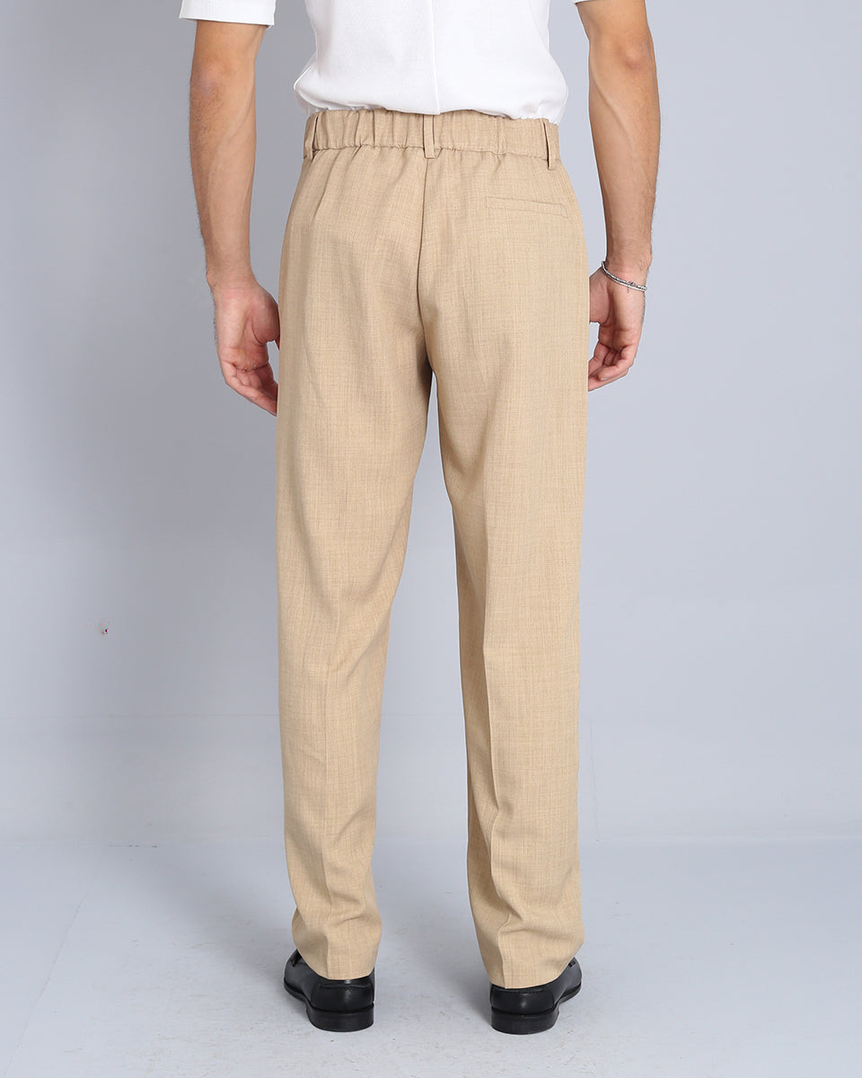 Pantalone Wide Fit senza pence Fiammato