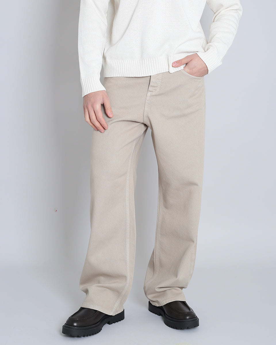 Denim Baggy fit Beige