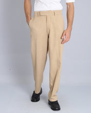 Wide Fit Flamed Trousers