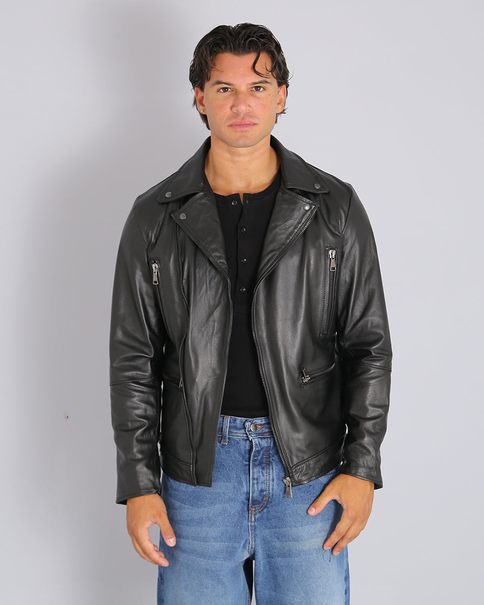 Basic Leather Jacket