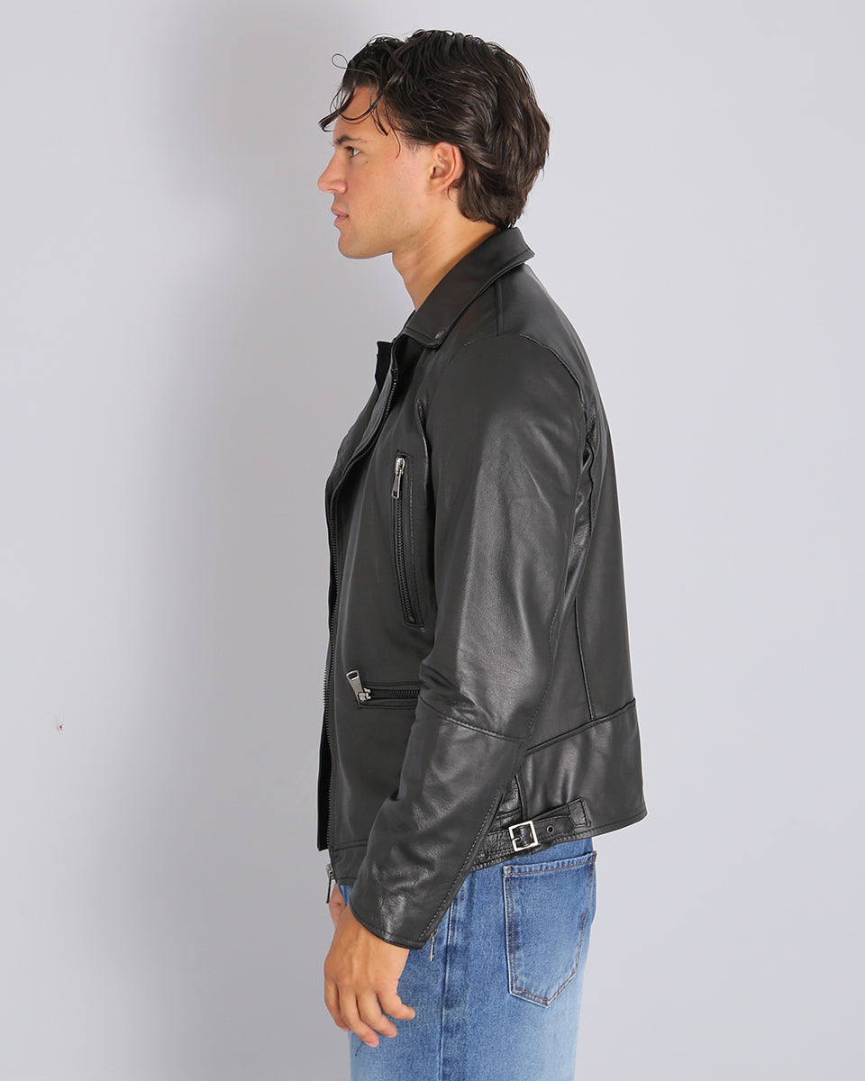 Basic Leather Jacket