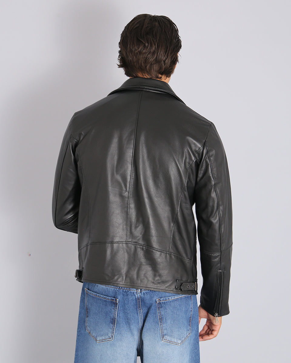 Basic Leather Jacket