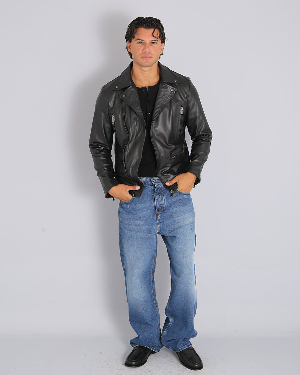 Basic Leather Jacket