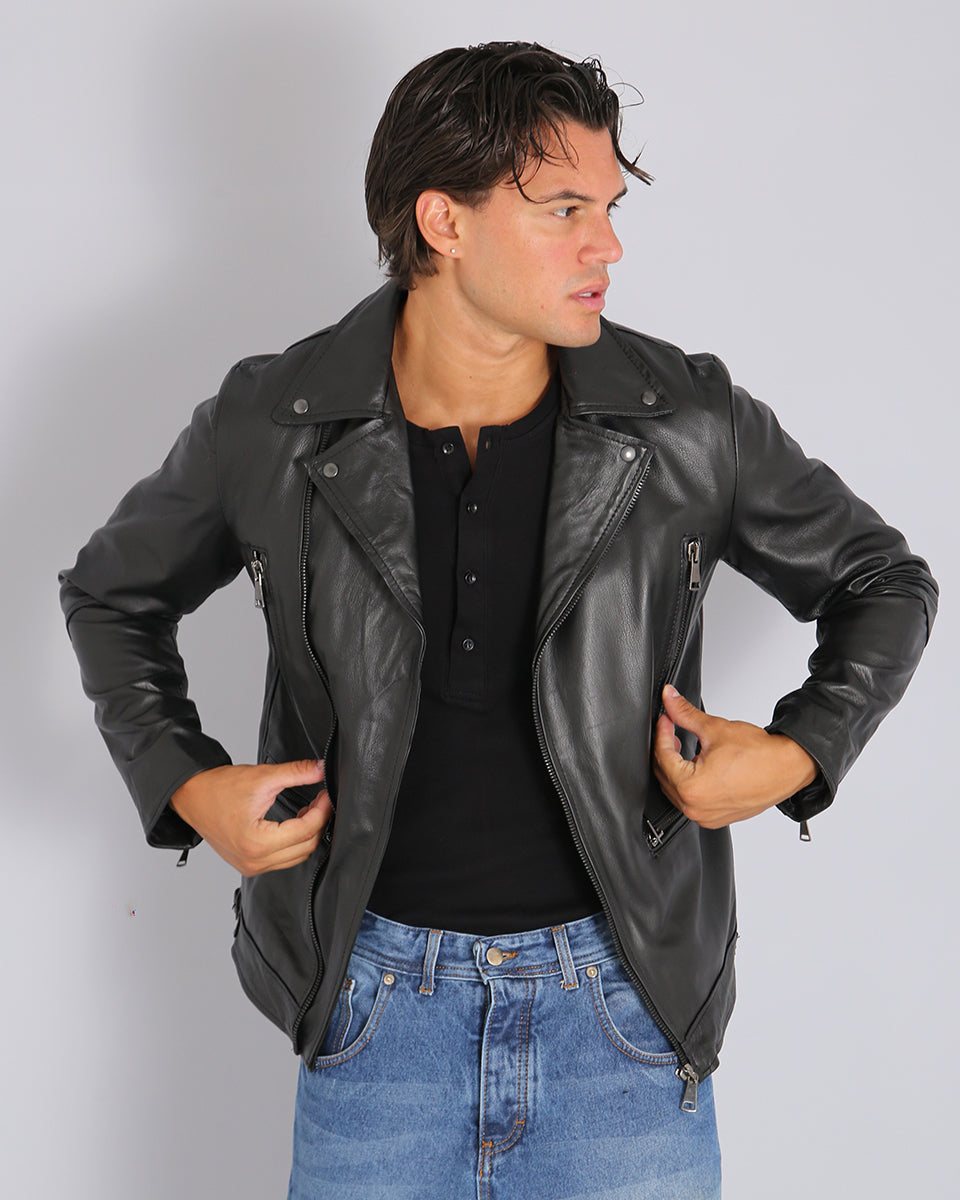 Basic Leather Jacket