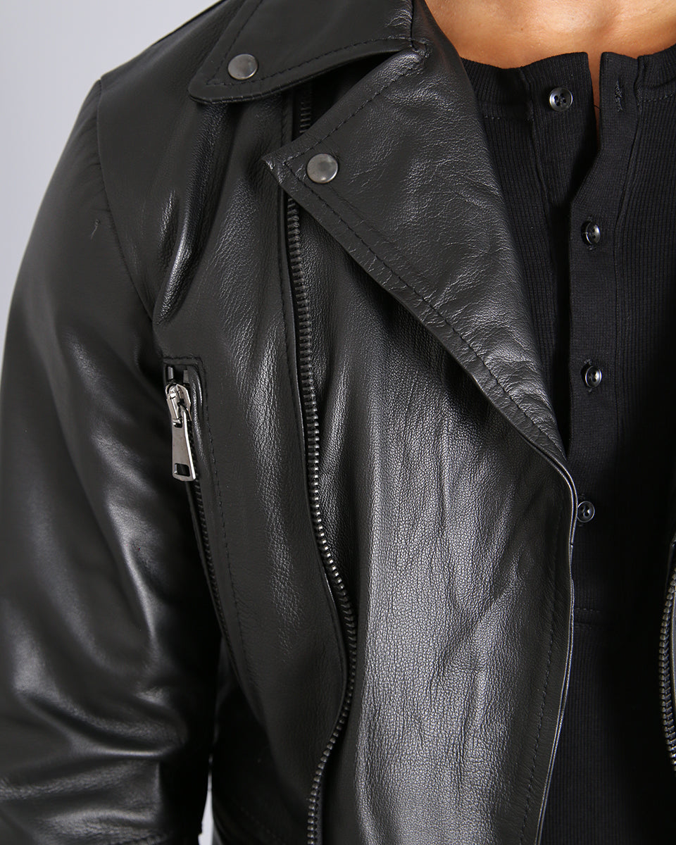 Basic Leather Jacket