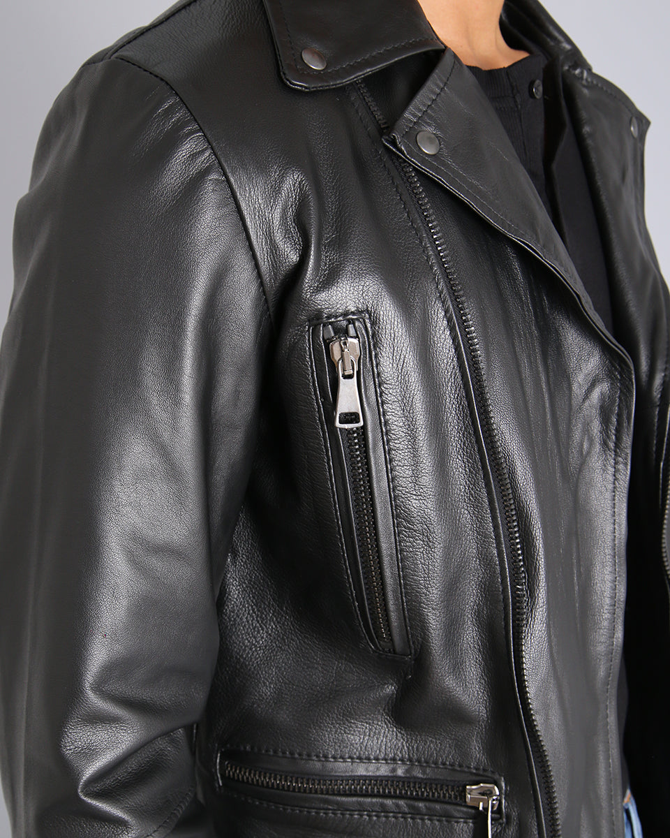 Basic Leather Jacket