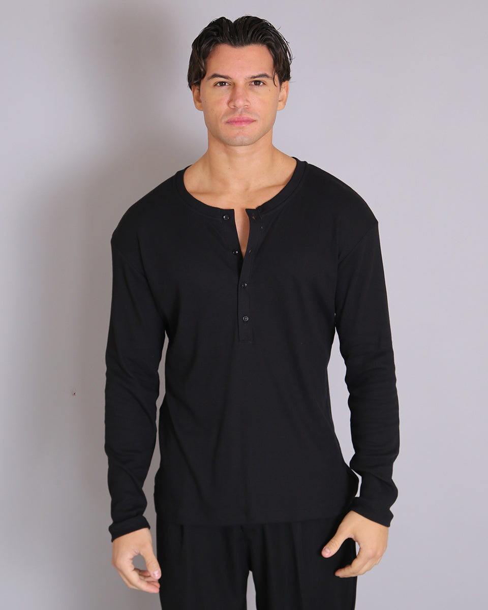 Msm Studio T-shirt Serafino in rib