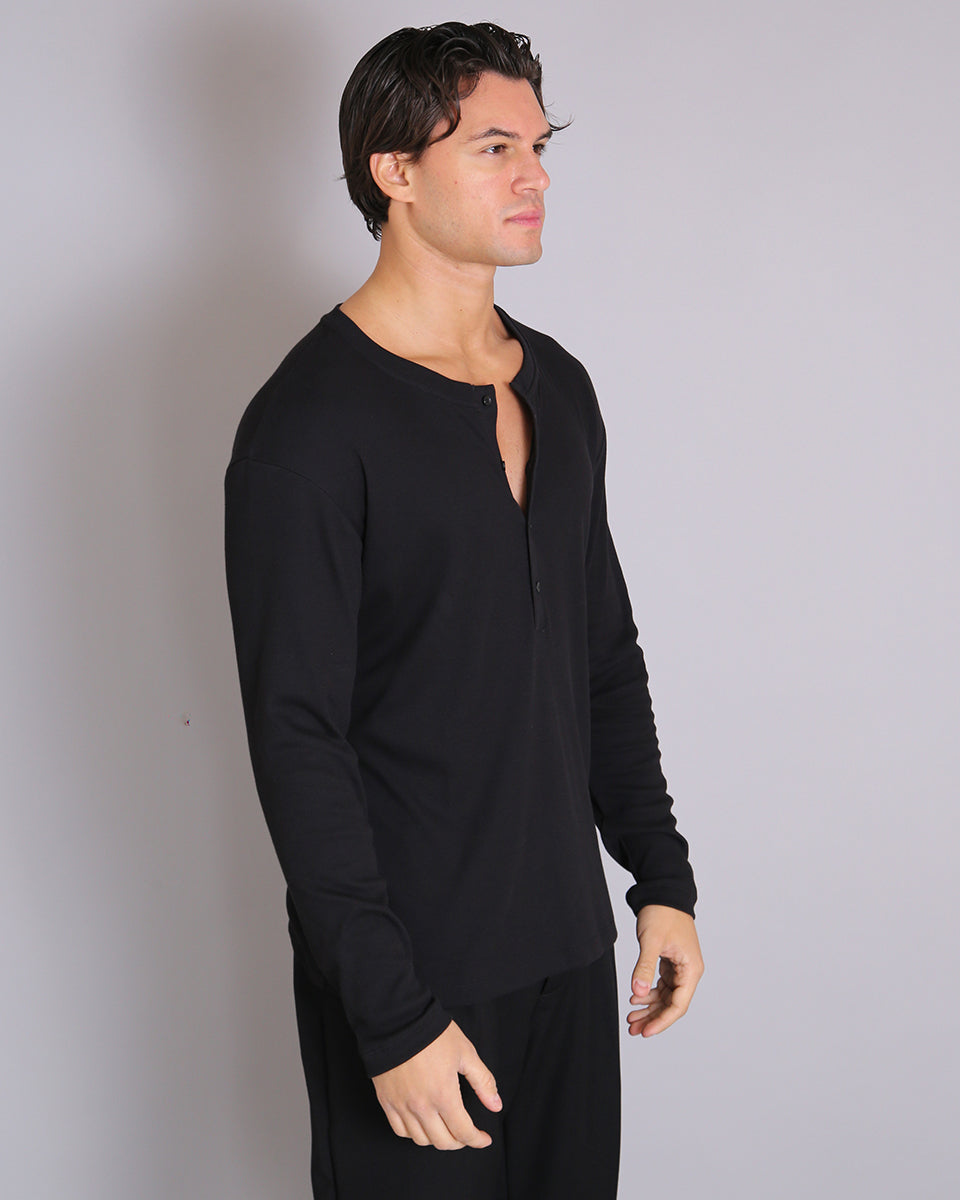 Msm Studio T-shirt Serafino in rib