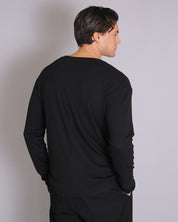 Msm Studio T-shirt Serafino in rib