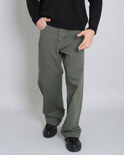 Denim Baggy fit Verde Militare