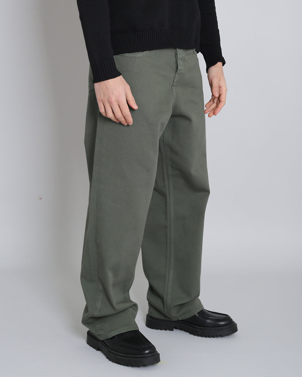 Denim Baggy fit Verde Militare