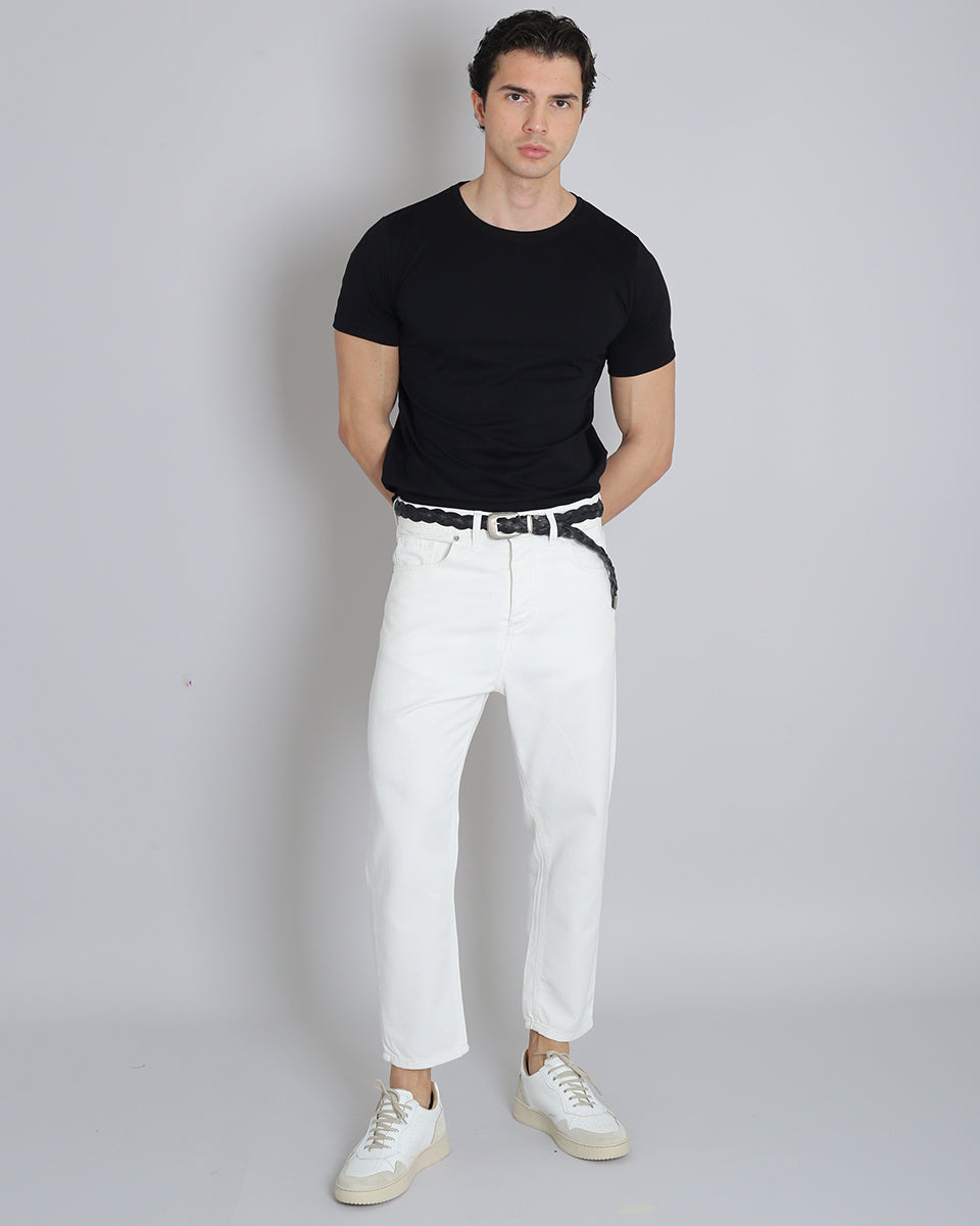 Msm Studio Cropped Denim Black 