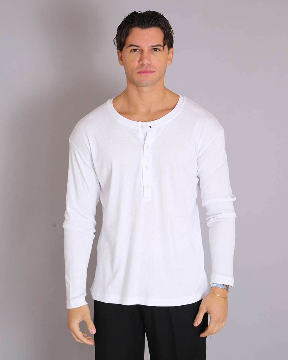 Msm Studio T-shirt Serafino in rib