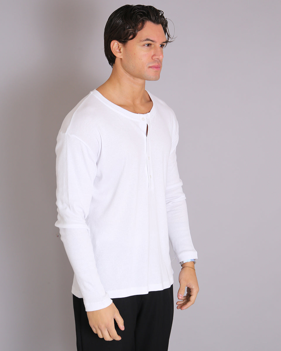 Msm Studio T-shirt Serafino in rib