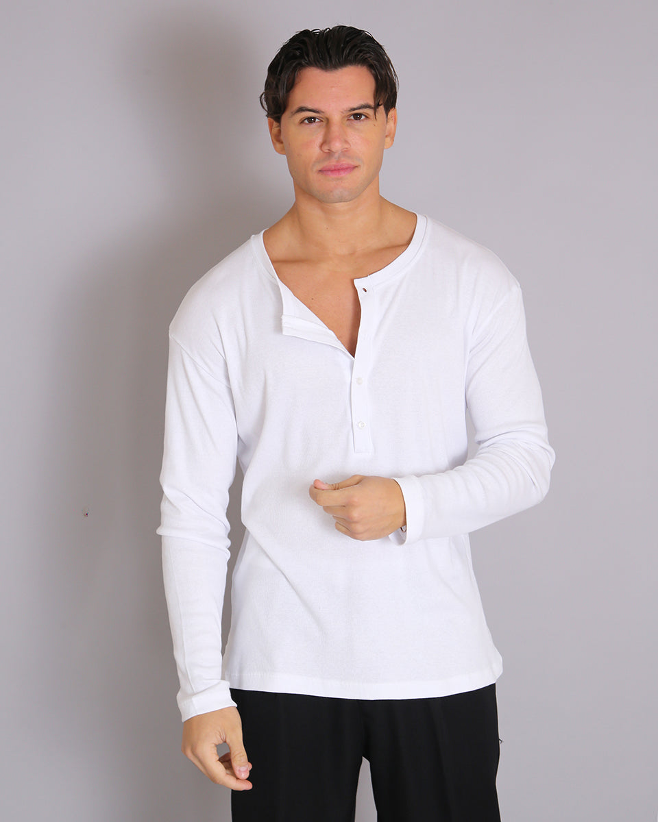 Msm Studio T-shirt Serafino in rib