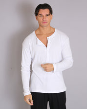 Msm Studio T-shirt Serafino in rib