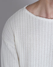 V-Neck Cropped Pullover