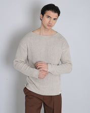 V-Neck Cropped Pullover