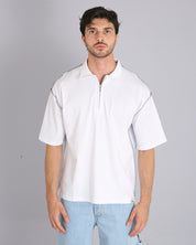 Msm Studio Polo Cropped with Zip