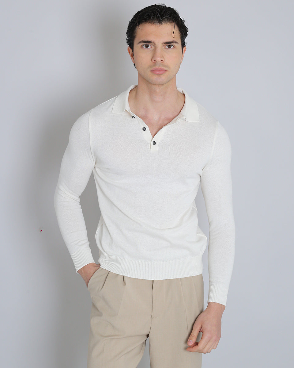 Msm Studio Polo with Thread Collar