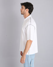 Msm Studio Polo Cropped with Zip