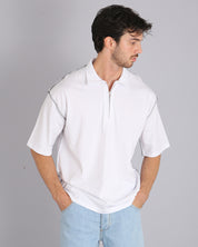 Msm Studio Polo Cropped with Zip